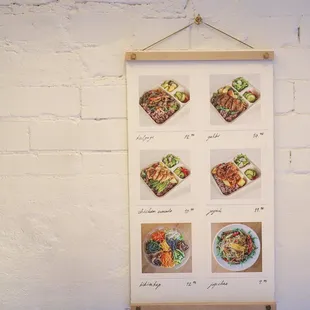 Handsome Rice Menus