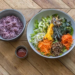 Bibimbap - Vegetarian (You can add meats)