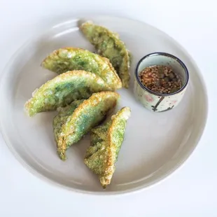 Spinach and Kale Dumplings