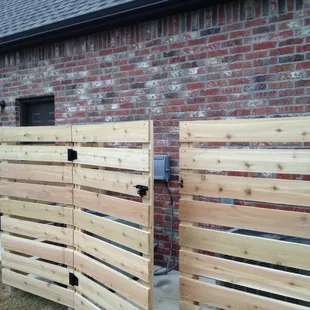 A/C fence surround