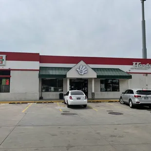 Front of the building