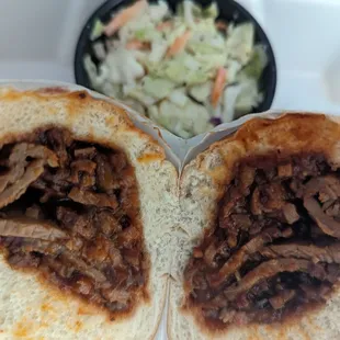 Brisket sandwich