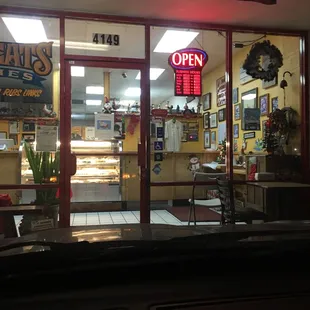 Front of store.