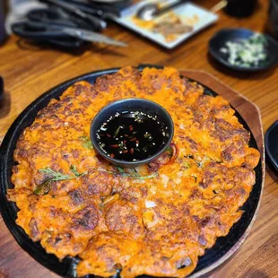 Pork Belly Kimchi Pancake