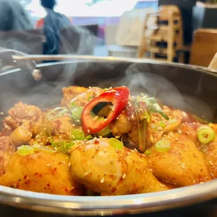 Spicy Spicy Whole Chicken and Potato Stew