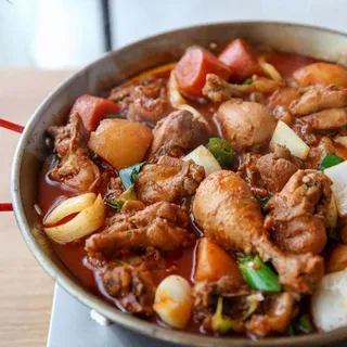 Spicy Whole Chicken and Potato Stew