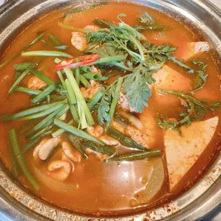 Pollack Fish Egg and Intestine Stew
