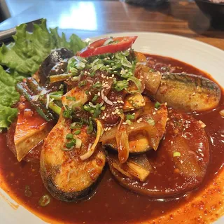 Spicy Mackerel Radish Stew