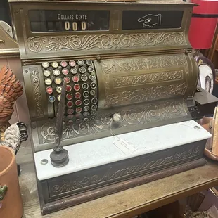 Old cash register.