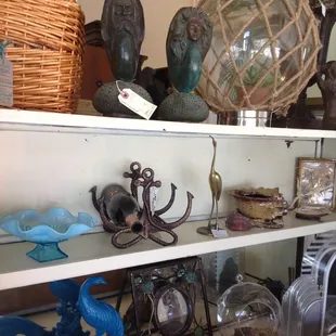 Plenty of tchotchkes and original art