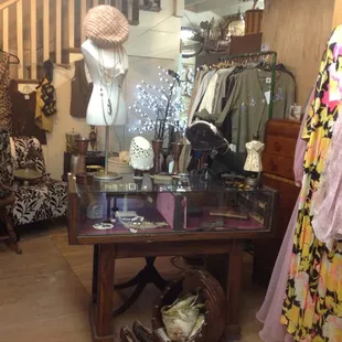 Vintage to new clothing and accessories