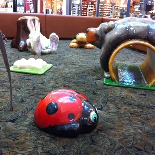 Children's play area: this is pretty much the entire area. Pretty small