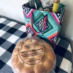 Pretty break-apart bread made a great gift.