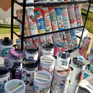 Amazing custom tumblers .