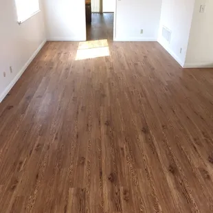 Luxury Vinyl Planks can really change the look of your room!