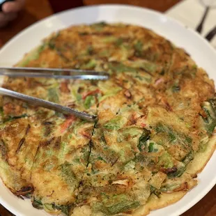 Seafood pancake
