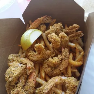 Fried shrimp basket
