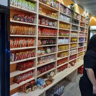 Wall of ramen.