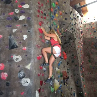 Love indoor rock climbing!!