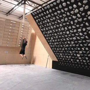 Training wall in action