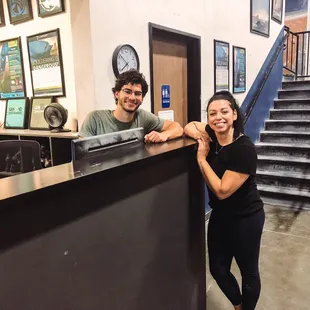 The nice front desk guy, Joey!