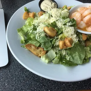 Ceaser salad with shrimp