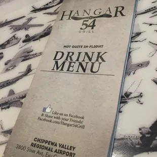 Hangar 54 has a large selection of beers, tap and bottled and a full bar. They also have delicious mimosas.