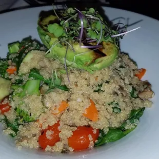 Grilled Avocado Quinoa Salad