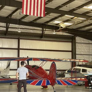 My husband was loving the planes!