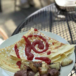 Savory crêpes!