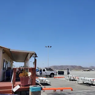 the outside of the building