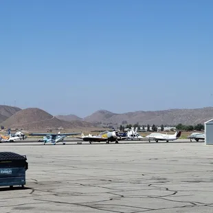 View from outside eating area