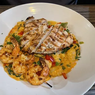 Chicken and shrimp