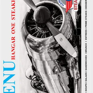 an airplane with a propeller