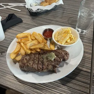 Kansas City steak and fries