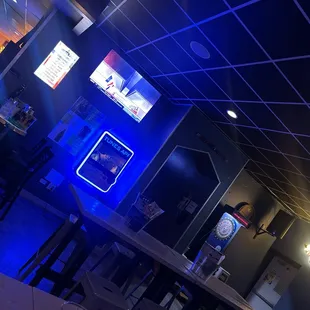 a man standing at the bar
