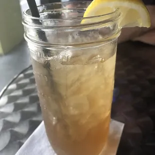 Long Island mason jar drink - $8. Delicious!
