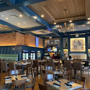 Dining room and taps