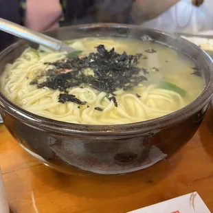 3 person order of kalgooksoo in 1 ginormous bowl!
