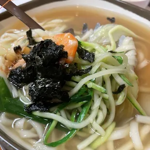 Knife Cut Seafood Soup