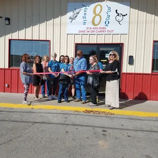 Eufaula Chamber of Commerce ribbon cutting