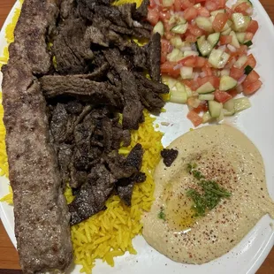 Kabob and shawarma beef