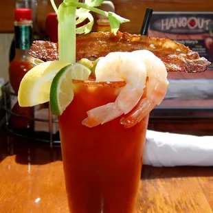 Surf &amp; Turf Bloody Mary