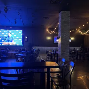 The inside of the Hang out