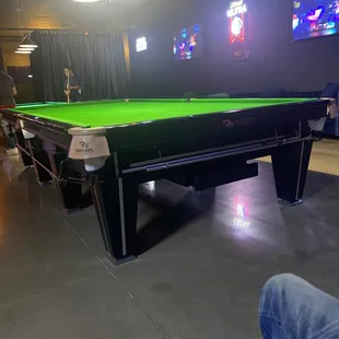 Pool tables every where clean place