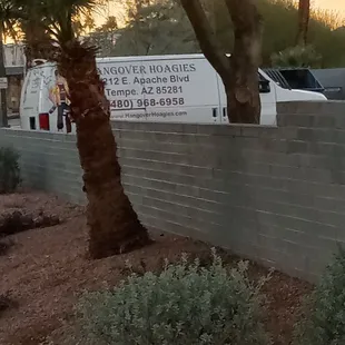outside