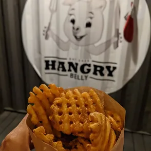 Waffle fries