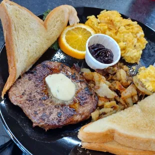 Steak &amp; eggs breakfast