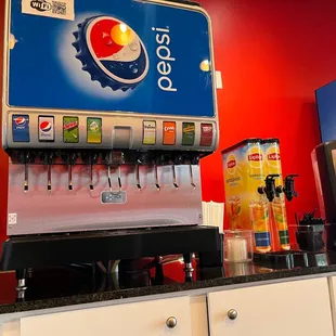 a pepsi soda machine