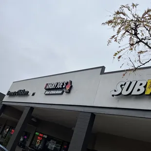 outside